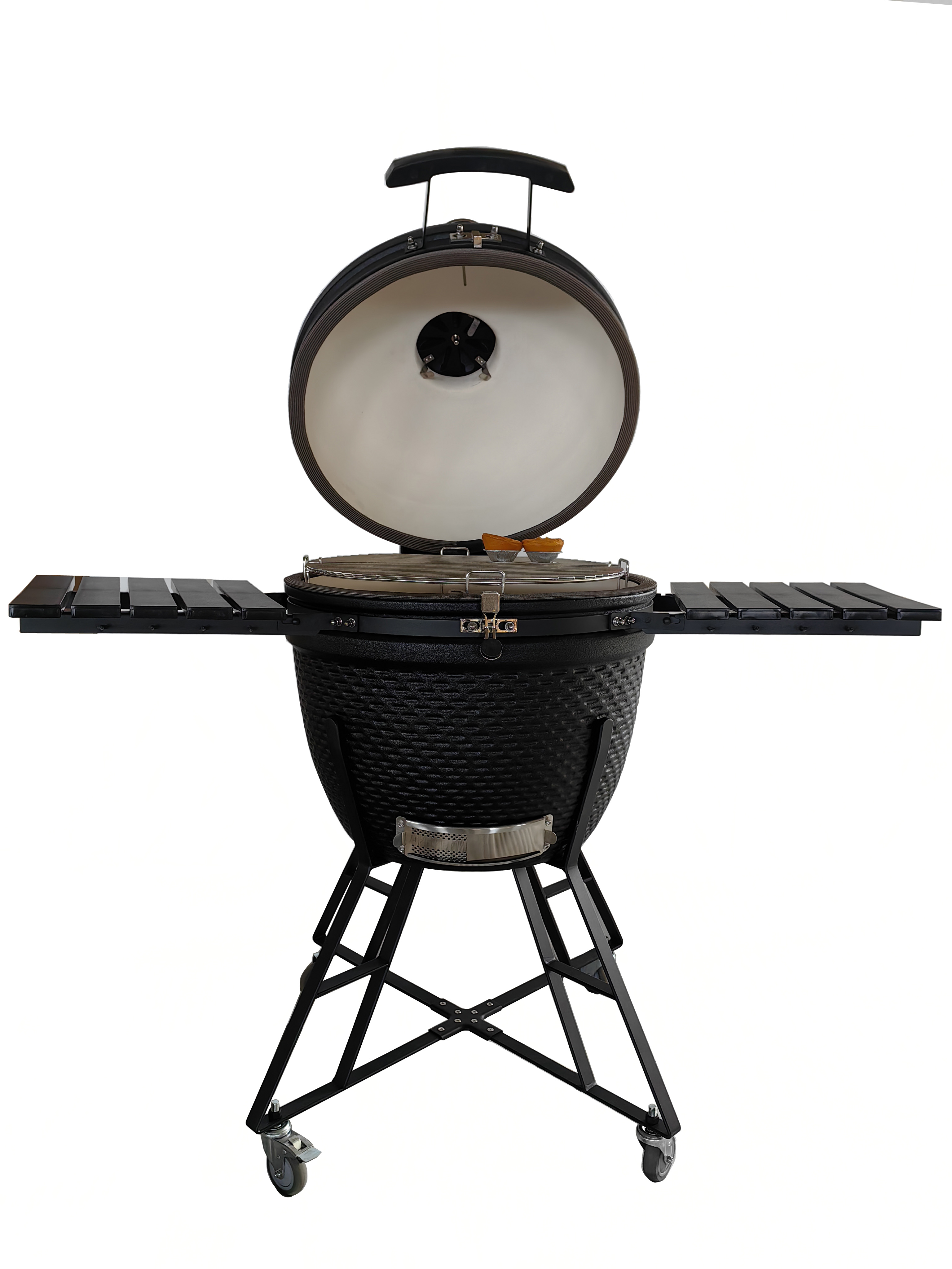 kamado 24 inch with HDPE side shelves